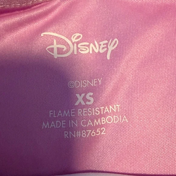 Disney Girls' Pink Princess Nightgown with Yellow & Purple Accents - Picture 2 of 7